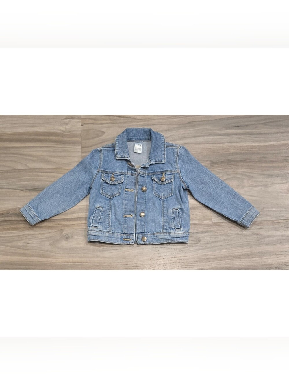 Carter’s Denim Jacket Girls 24 Months Light Wash Stretch Jean Jacket